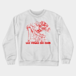 Retro Defunct 80s Las Vegas Ski Club Crewneck Sweatshirt